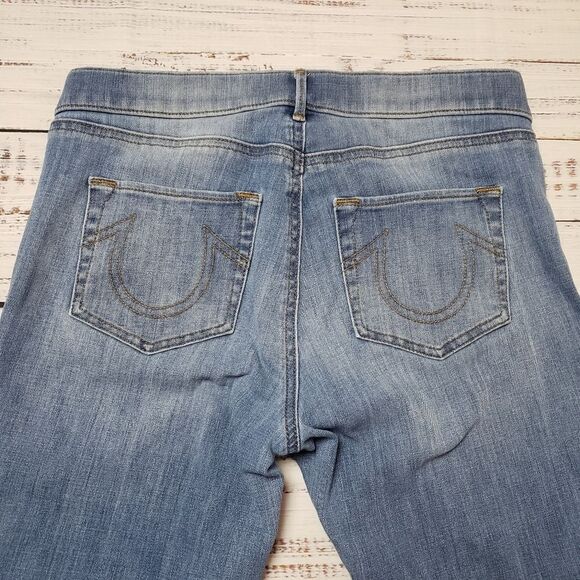 True Religion -  Distressed Jegging - Size Large ~ Posh Host Pick! ~ - Picture 8 of 9